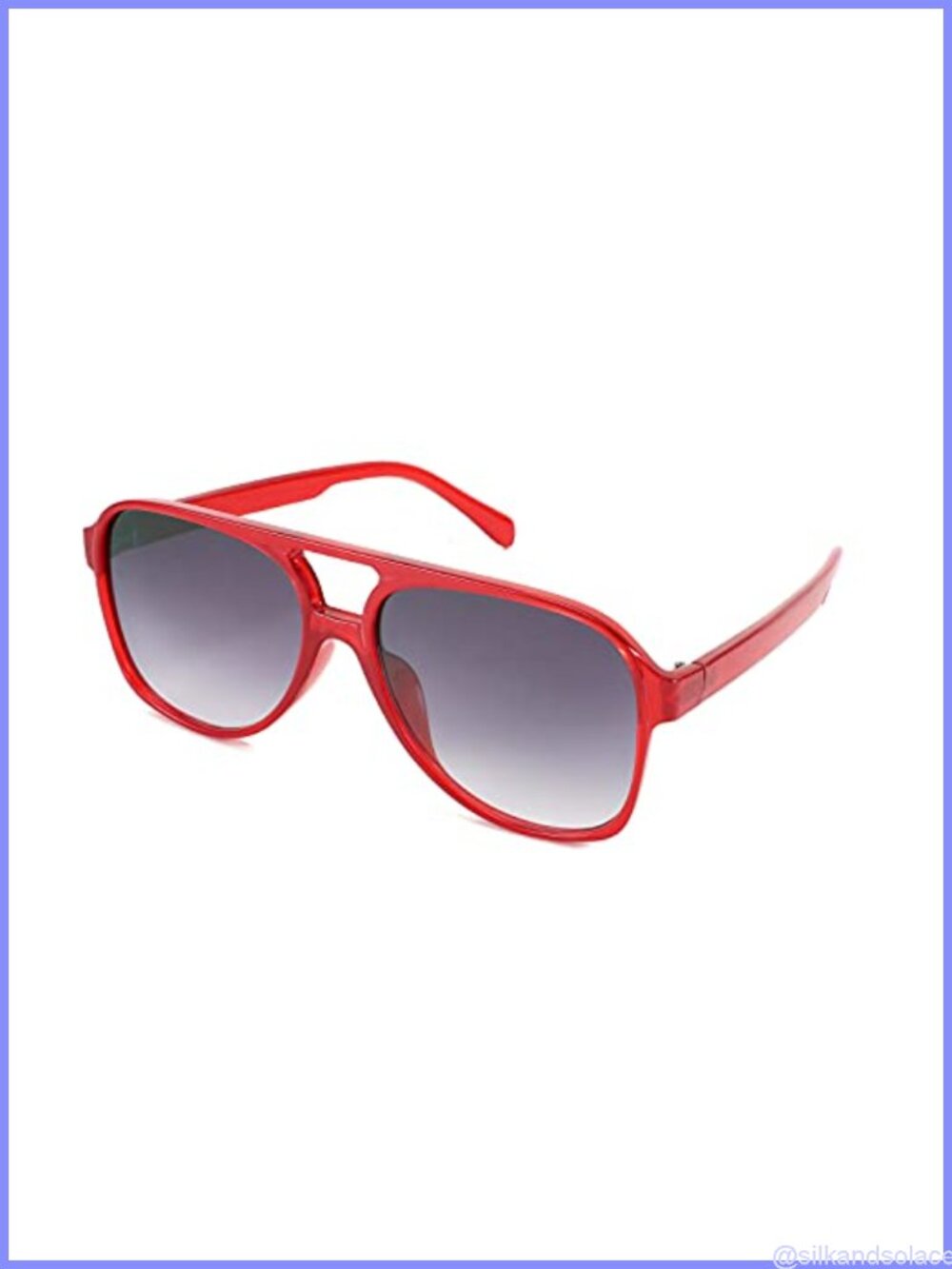 Vintage Retro 70s Aviator Sunglasses Square Frame UV400 Unisex